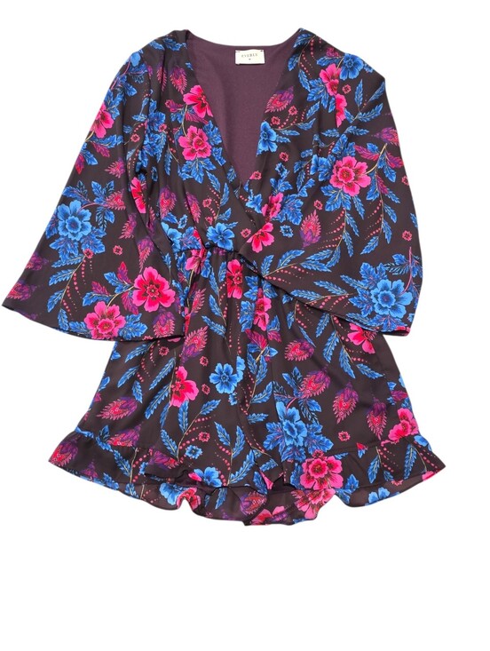 Everly Pants - Everly Woman's Floral Romper Size Large (L) E83